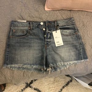 Forever 21 mid rise denim shorts